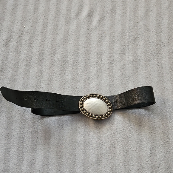 Fossil Accessories - Fossil Black and White Belt with Elegant Design